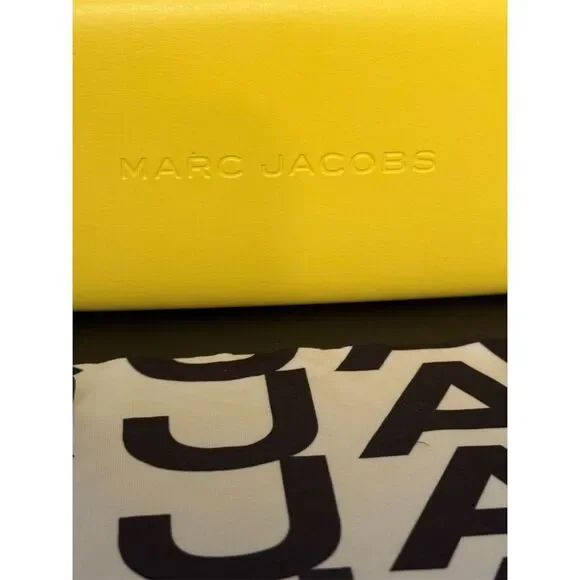 Marc Jacobs Unisex Square Sunglasses Black Gradient Lens UV400 - Picture 9 of 14